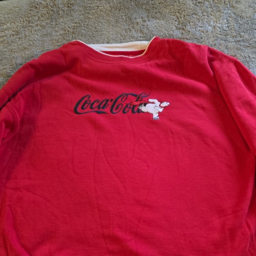 Felpa vintage coca - cola, orso