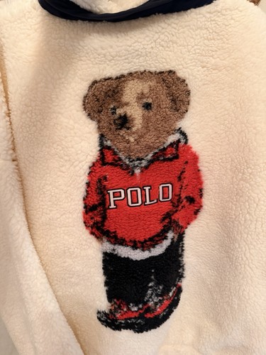 Polo bear pile alto - alto, collo