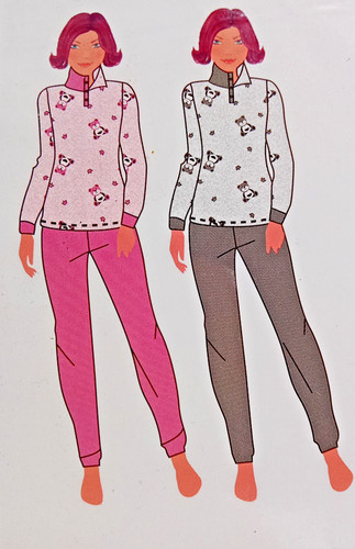 Pigiama pile donna - pigiama, caldo